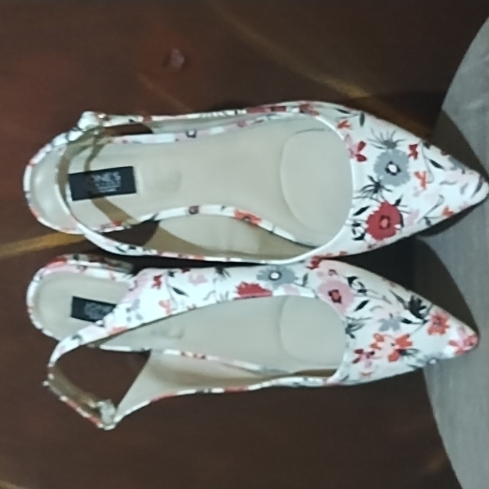 flowered flats size 9